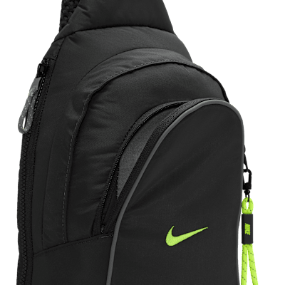 Nike スリングバッグ グレー/バーガンディ ナイキ - ナイキ スポーツウェア エッセンシャルズ スリング